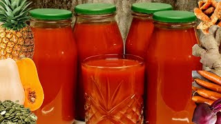 ABCJUS BOOSTER ANTIOXIDANTComment Je Réalise Mon Jus De Fruits Et De Légumes Aux Épices [upl. by Nosdivad]