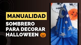 Decorar en halloween 🎃 con hojas de papel 💙 [upl. by Piselli]