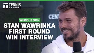 Stan Wawrinka Previews Match Against Gael Monfils  2024 Wimbledon First Round [upl. by Amlet]