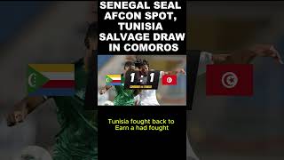 AFCON 2025 Qualifiers Mane’s Late Magic Secures Senegal’s Spot Comoros Hold Tunisia in Draw [upl. by Aiseneg]