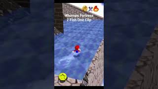 Super Mario 64 Whomps Fortress 2 Fish One Clip nintendo supermario64 nintendoswitch [upl. by Albertine]