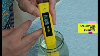 How to calibrate PH Meter for your hydroponic garden [upl. by Lehcor]