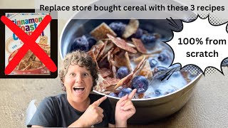 Homemade Cereal Alternatives Three FROM SCRATCH Recipes mennoniterecipes [upl. by Funda]