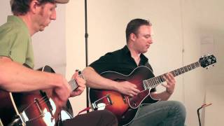 Doug Martin and Jason Vanderford perform at The Loar Workshop Hayward CA [upl. by Corvese]