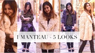 5 façons de porter votre manteau 5 ways to wear your coat [upl. by Mufi]