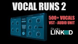 Vocal Runs 2 Module  VST AUDIO UNIT [upl. by Kcirdle]