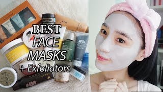 Best Korean Face Masks  Exfoliators amp GIVEAWAYS [upl. by Tica]