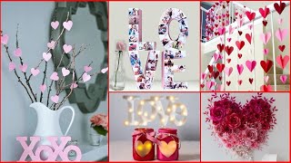 15 DIY  IDEES DE DECORATION POUR LA SAINTVALENTIN  DECORATION DE CHAMBRE FACILE ET BON MARCHE [upl. by Anaeerb139]