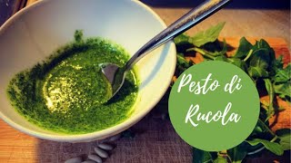 Pesto di Rucola  Ricetta Facile Veloce Leggera e Dietetica [upl. by Bob]