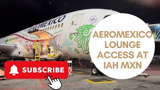 Aeromexico Flight Experience  Airport Lounge Hopping In Houston and Mexico City [upl. by Cirad]