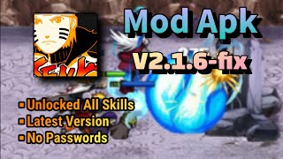 Naruto Senki Mod Apk 216fix Unlocked All Skills Gameplay [upl. by Atauqal]