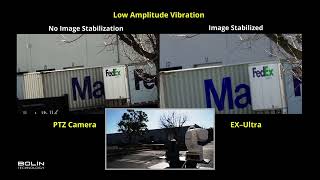 Bolin EX Ultra Outdoor PTZ Camera Image Stabilization Demo [upl. by Kaitlyn850]