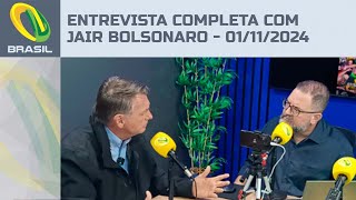 Entrevista completa com Jair Bolsonaro  01112024 [upl. by Burnsed]