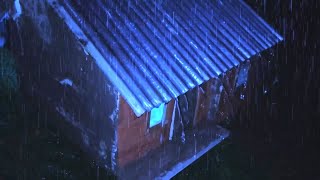 Sleep Quickly and Easily with Rain Sounds on Tin Roof at Night  Rain Sounds for Sleeping  ASMR [upl. by Southard]