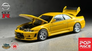 164 Pop Race Nissan Skyline GTR R33 Nismo 400R 我要買gtr [upl. by Siseneg]