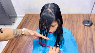 Feather with step layers haircut tutorial  full layers haircut  Rohit haircut tutorial [upl. by Cesare]