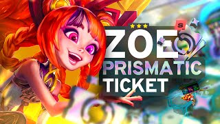 I Tried Arcanist Zoe Reroll in Tournament Prismatic Ticket [upl. by Anairo]