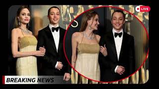 Angelina Jolie amp Son Knox Jolie Pitt Shine on 2024 Governors Awards Red Carpet AngelinaJolie [upl. by Worra]