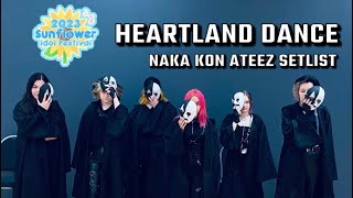 Heartland Naka Kon 2023 Sunflower Idol Fest  Ateez Setlist [upl. by Hakeem]