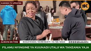 Filamu Nyingine ya Kuunadi utalii Wa Tanzania huku China yaja [upl. by Verene]