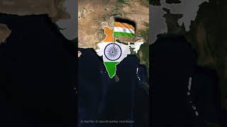 Places mentioned in Indias map geography nationalanthem trending india [upl. by Itsyrk]