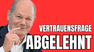 Scholz verweigert Vertrauensfrage am Mittwoch [upl. by Ailati]