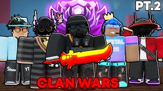 How WE DOMINATED IN CLAN WARSRoblox Bedwars [upl. by Zetrac]