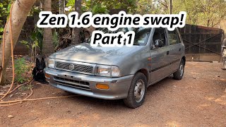 B Zen 16 swap build part 1  Contessa brake overhaul [upl. by Airetnuhs231]