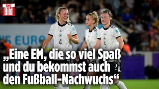 FrauenEM DFBFrauen begeistern zum Auftakt gegen Dänemark  Reif ist Live [upl. by Anaujait291]