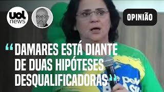 Damares se diz a verdade sobre abusos está diante de conivência ou prevaricação  Josias [upl. by Llecrad45]