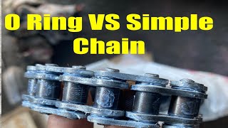 O Ring Chain Vs Simple Chain What is Best for Your Bike [upl. by Dnalyar]