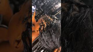 CrissCross Rubber band Hairstyle hairstyle hairbraids transformation [upl. by Anirac]