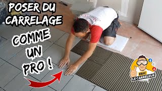 Comment POSER DU CARRELAGE au solTechnique Conseils et Astuces [upl. by Bonaparte106]