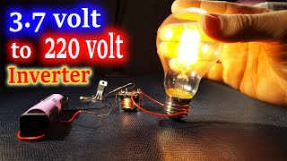 How To Make Simple Inverter 37v To 220v [upl. by Luckett834]