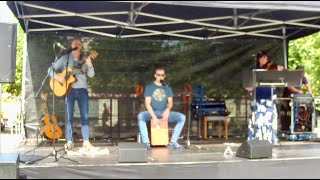 Rockversion WHISKEY IN THE JAR Irish Folk Stadtteilfest Kempten OstHoch3 2024 Violine Gitarre Cajon [upl. by Yremogtnom295]