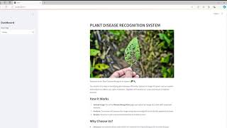 Plant Disease Detection and Diagnosis System [upl. by Noramac516]