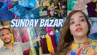 Sunday Bazar Weekend Bachat Bazar Rawalpindi  Sasta Bazar Rawalpindi [upl. by Yedsnil]