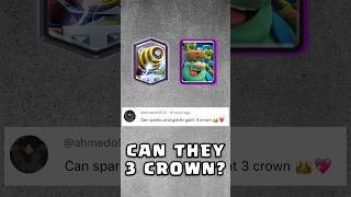 Can sparky and Goblin Giant 3 Crown  clashroyale [upl. by Bernj537]