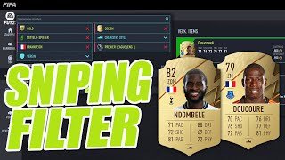 FIFA 22 Sniping Filter 🔫 Die besten Web App Sniping Filter für schnelle Coins [upl. by Evelyn]