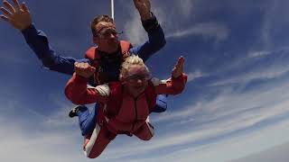 Extreme Tandemsprong 13000Ft Texel Monique 23062019 [upl. by Ahtoelc]