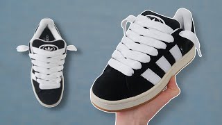 HOW TO LACE ADIDAS CAMPUS 00s BEST WAY [upl. by Joannes]