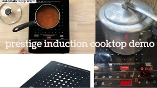 prestige 💥induction cooktop 💥demo video 📸 [upl. by Rissa]