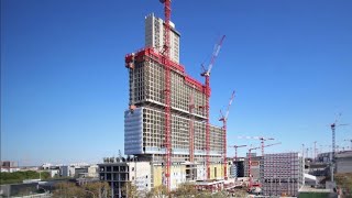 Timelapse construction du Tribunal de Paris [upl. by Dollar]