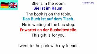 A1 A2 B1  Deutsch und Englisch lernen Grammatik Deutsche Grammatik präposition [upl. by Mandal]