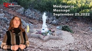 Medjugorje  Our Lady’s Message of September 25 2022 [upl. by Ilke]