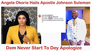 Actress Angela Okorie Hails Apostle Johnson Suleman Over The False Allegation Saga with Halima [upl. by Missi]