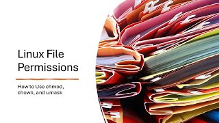 Linux File Permissions How to Use chmod chown and umask [upl. by Ibbison]