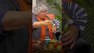 Miriam Margolyes eating a spring onion wasn’t on my 2024 bingo card CelebrityGogglebox [upl. by Izmar665]