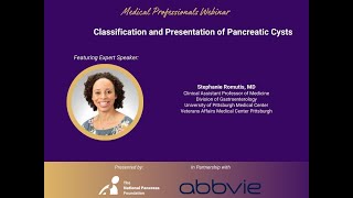 Medical Professionals Webinar Classification and Presentation of Pancreatic Cysts [upl. by Hadria]