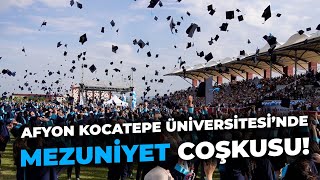 Afyon Kocatepe Üniversitesinde mezuniyet heyecanı 2022 yılı [upl. by Bowne830]